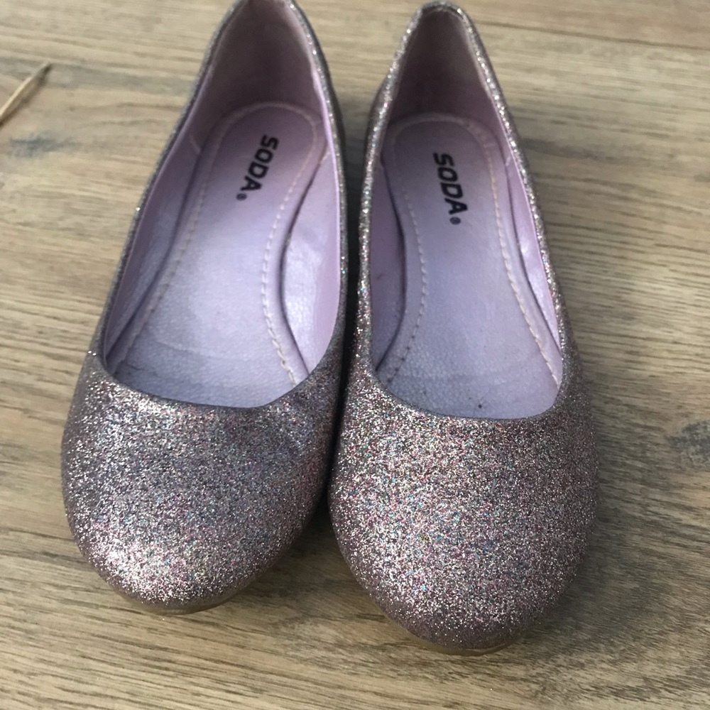 Sparkly flats